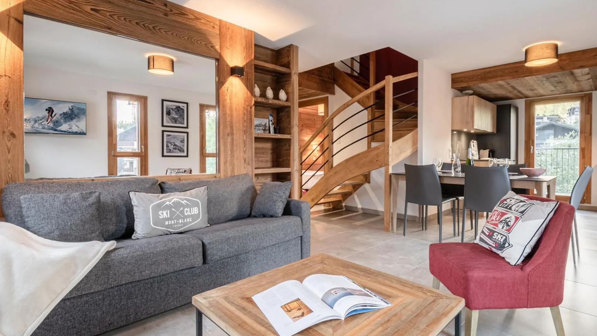 Duplex Centre Chamonix Pour 6 Avec Balcon Et Garage - Fr-1-343-248 Daire